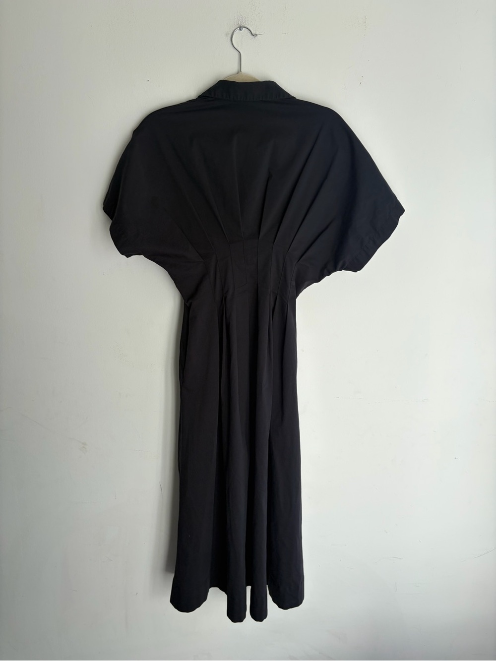 ANTHROPOLOGIE The Tobie Dress by Exquise Black Maxi Button Down Size Small - Picture 6 of 6